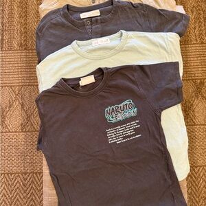Zara Kids Graphic & dress t-shirt bundle ( 4 shirts)